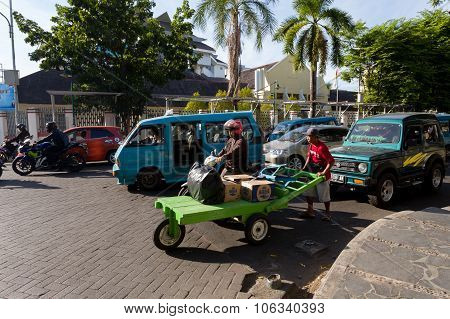 Morning Traffic On Manado Street