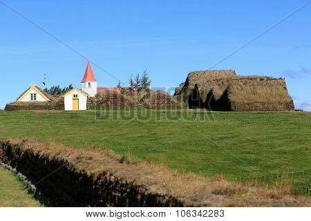 Skagafjordur is a wide fjord in Northwest Iceland