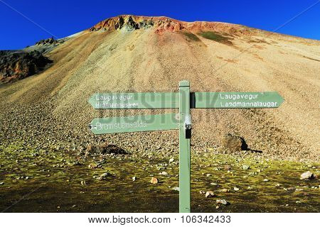 Brennisteinsalda Mountain Of Landmannalaugar, Iceland