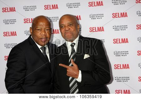 SANTA BARBARA - DEC 6:  John Lewis, Berry Gordy at the 