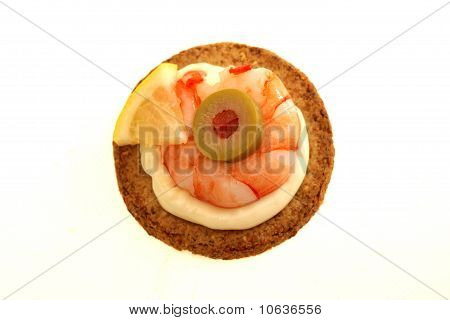 Oatcake에서 킹 새우