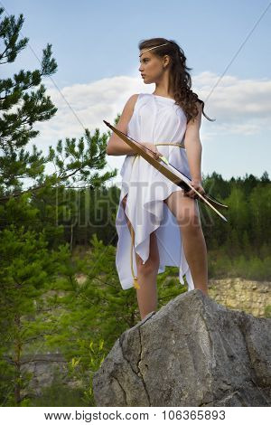 Young Girl Archery