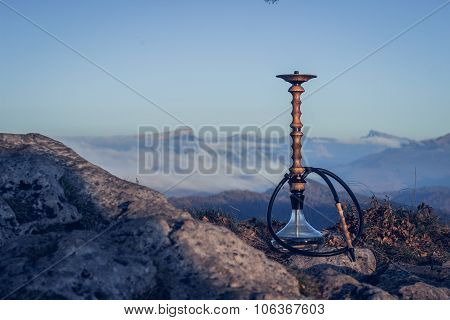 Hookah in the mountain