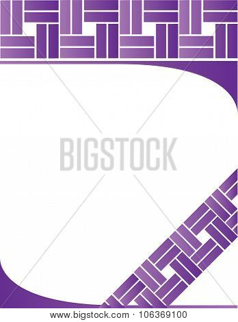 Purple Letterhead Background
