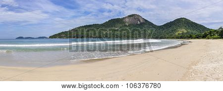 Dois Rios Beach In Ilha Grande Island, Brazil