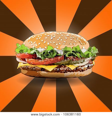Burger Zoom Out