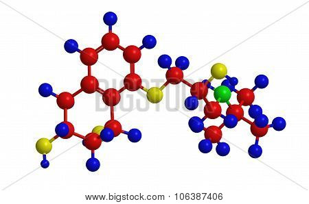 Molecular Structure Of Nadolol (corgard)