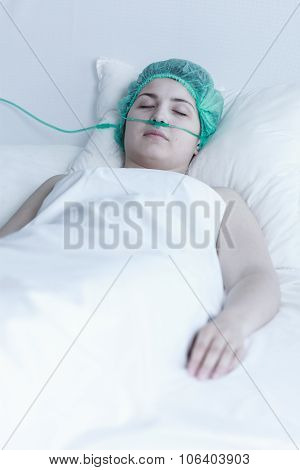 Sleeping Patient After Surgical Intervention