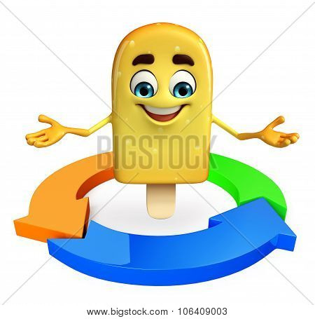Candy Character With Arrow
