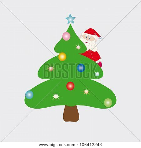 Santa Claus For The Tree.