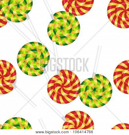 Seamless pattern candy stripe.