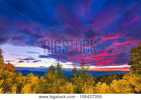 Sunset At The Santa Fe Ski Basin