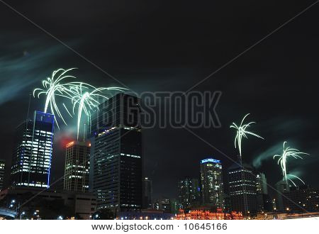 Brisbane Riverfire ohňostroj
