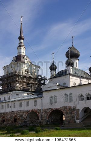 Solovki, Republic Of Karelia, Russia - August, 2011: Solovki Monastery At Summer Day