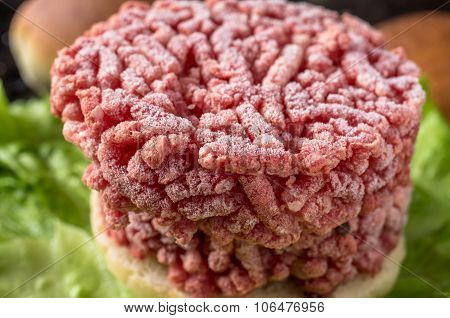 Frozen Hamburger