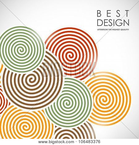 Spiral abstract background