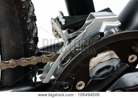 Front Derailleur Of Mtb