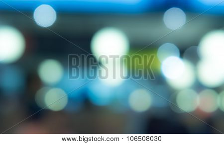 Blue Blurry Background