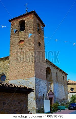 The Way of Saint James church in Redecilla del Camino Castilla Burgos