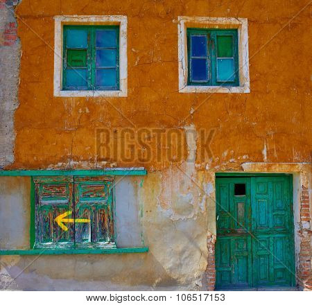 The Way of Saint James signs in Redecilla del Camino Castilla Burgos