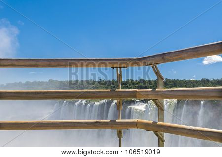 Devil Throat Iguazu Falls At Argentinian Border