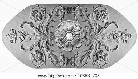 Decoration Item Made Of White Plaster