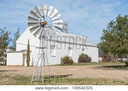 Historic Windmill In Loeriefontein