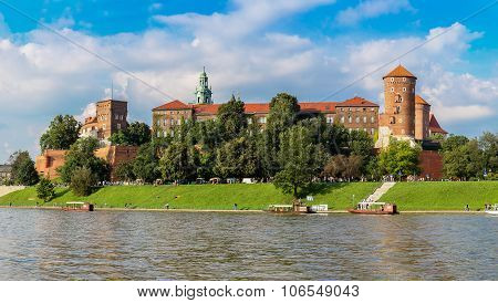 Wawel Castle In Kracow