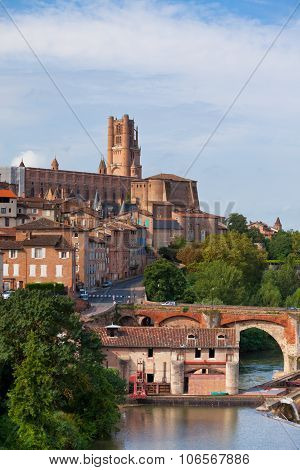 View Of The Albi, France