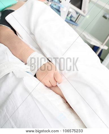 Hand Critically Ill Patients In The Icu Ward