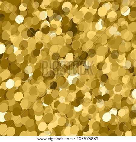 Gold glitter texture vector.