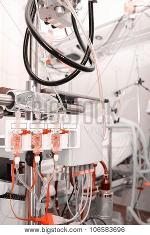 Dialysis Patient's Blood In The Ward