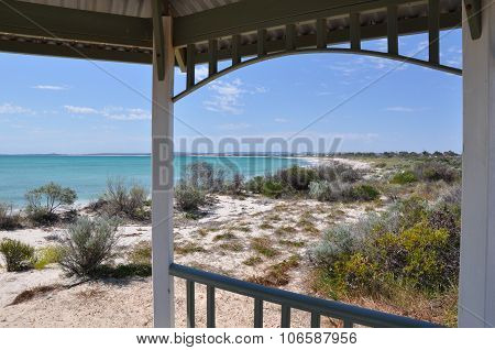 Tranquility: Indian Ocean View from a Gazebo