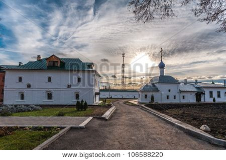 Quiet monastic court