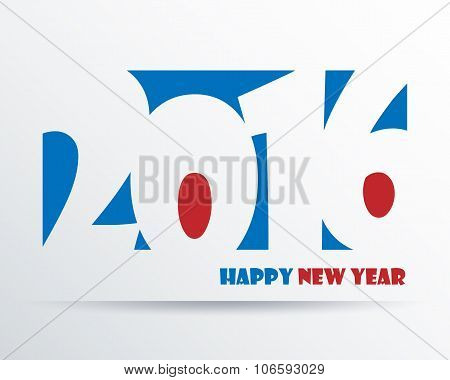 2016 Happy New Year Background.vector.
