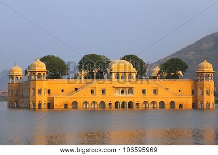 Jal Mahal And Man Sagar Lake In Jaipur, Rajasthan, India.