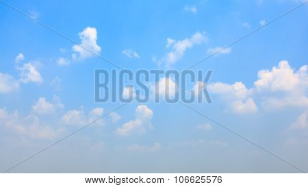 Blurred Blue Sky