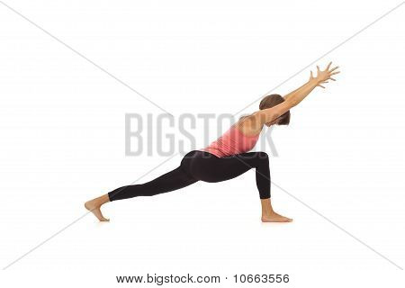 Giovane donna facendo yoga