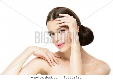Beautiful girl with perfect skin