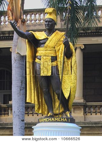 Statue von König Kamehameha i. in Hawaii