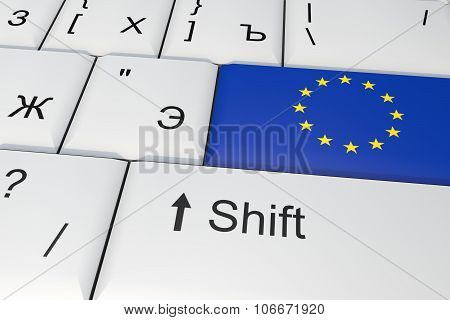 The Enter button badge