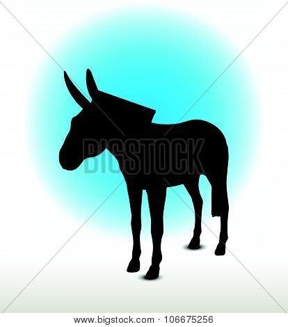 Donkey Silhouette