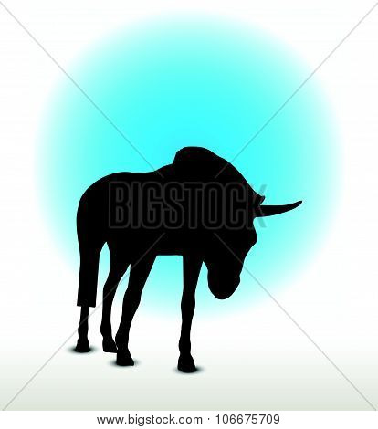 Donkey Silhouette