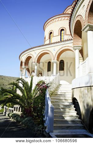 the Monastery of Saint Nectarios in Aegina Greece