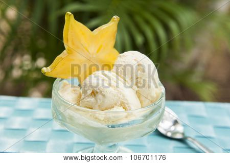 Starfruit Ice Cream
