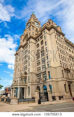 Liver Building, Liverpool, Uk