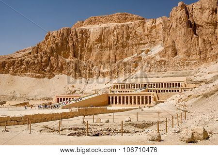 Queen Hatshepsut Temple, West Bank Of The Nile, Egypt