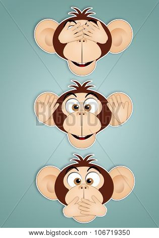 The Three Wise Monkeys