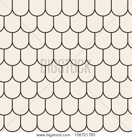 Roof tile geometric seamless pattern.