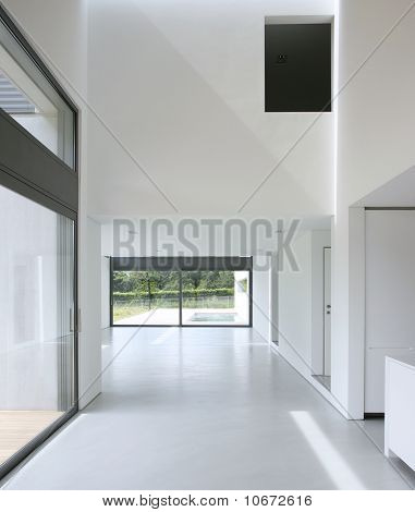maison moderne, intérieure